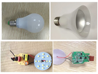 Ampoule LED à économie d'énergie et protection de l'environnement, haut lumen, 3W 5W 7W 9W 12W 15W 18W 24W, ampoule LED, plafonnier