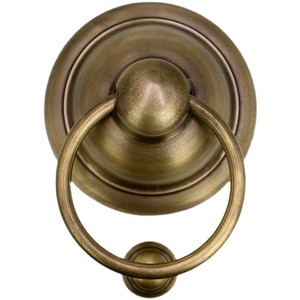 Chinese Style <b>Door</b> <b>Handle</b> Bronze Brass Ring <b>Pull</b> 14.5Cm Diameter For Wooden <b>Door</b> Retro Design - Product Image 1