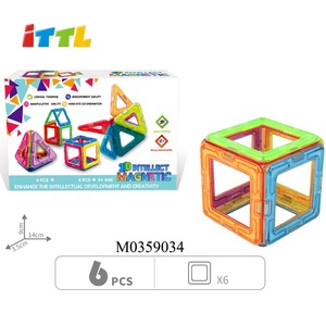 Vente en gros 27 pièces de tuiles éducatives en plastique blocs de construction bricolage jeu de blocs pour les enfants - Product Image 6