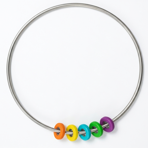 Giocattolo Sonoro Girevole in Metallo Sound <span class=keywords><strong>Wonder</strong></span> Chatter Ring - Anelli Giroscopici per Bambini, Gioco Intrattenimento, Antistress Portatile, Giocattolo per Feste - Product Image 1