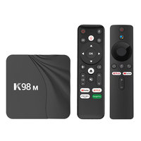 Directo de fábrica K98M Hi3798 Mini Android Smart TV Box 4K Streaming 1 año para Google Voice Control Set Top Box Venta al por mayor caliente