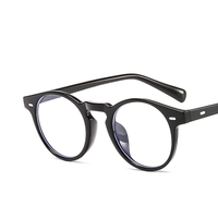 Nouvelle monture de lunettes de style Iron Man Donny rétro européen et américain, anti-lumière bleue, miroir plat en PC, 3358, lunettes tendance
