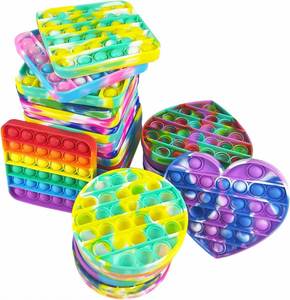Juguetes Sensoriales de Silicona para Autismo, Juguetes Antiestrés Personalizados con Burbujas, Regalos para Fiestas - Product Image 1