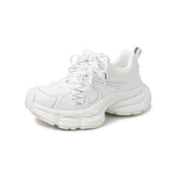 Chaussures de marche pour femmes, baskets légères, plates-formes, respirantes, en mesh, à lacets, confortables, antidérapantes