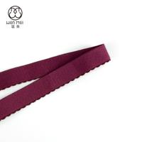Ruban Jacquard Élastique en Nylon à Bord Festonné, Bande de Garniture Ondulée pour Vêtements, Sous-vêtements, Décoration, Cadeaux