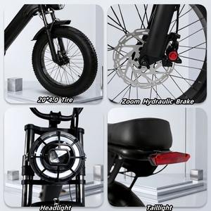 Vélos électriques pour hommes et femmes, vélos tout-terrain pour adultes, vélos de neige et vélos électriques rétro de style américain - Product Image 4