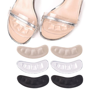 2 en 1 Gel de silicone <span class=keywords><strong>pour</strong></span> talon haut Doublure dorsale antidérapante <span class=keywords><strong>pour</strong></span> semelle intérieure de chaussure Coussinet de gel PU <span class=keywords><strong>pour</strong></span> l'avant-pied - Product Image 1