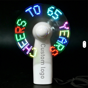 Mini Ventiladores LED con Mensaje Publicitario, Regalo para Eventos, Ventilador LED Portátil con Mensaje Personalizado, Ventilador LED con Texto y Carga USB - Product Image 5