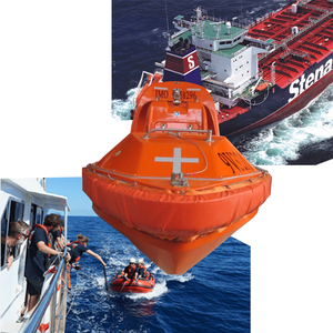 Davit à bras unique en plastique renforcé GRP, norme SOLAS, 4,5-6 m, orange, pour bateau, sauvetage d'urgence, CCS EC - Product Image 3
