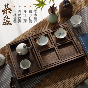 Juego de Bandeja para Té con Múltiples Compartimentos, para Preparar Té junto a la Estufa, Combinación de Siete Piezas, Duradero, para Uso en Hoteles, para Café y Té - Product Image 1