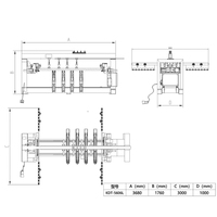 Perceuse à plusieurs rangées automatique servo CNC KDT efficace et précise alésage du bois efficacité supérieure pour la réception des matériaux