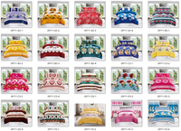 Ensemble de couette Borrego imprimé 4 pièces avec drap-housse, prêt à être expédié, ensemble de couette Sherpa, ensemble de literie pour l'hiver