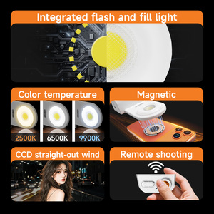 ไฟเติมแม่เหล็ก 3CCT+15W พร้อมแฟลช+เลนส์เฟรสเนล คุณภาพระดับ CCD สำหรับถ่ายภาพด้วยโทรศัพท์/ถ่ายภาพบุคคล/ถ่ายภาพเล็บ - Product Image 3