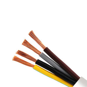 Fil électrique RVV 4*1 300/500V à quatre conducteurs en cuivre toronné, certifié CE, isolé et gainé en PVC pour câblage domestique, économique - Product Image 5