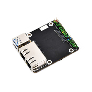 Mini carte mère double Gigabit Ethernet, kit mini-ordinateur conçu pour le module de calcul Raspberry Pi 5 (NON inclus) pour tous les CM5 - Product Image 1