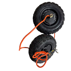 ชุดมอเตอร์ไร้แปรงถ่าน JL 4000W 5000W ยางถนนขนาด 13 นิ้ว ทนทานต่อการสึกหรอ สายสีส้ม สำหรับสกู๊ตเตอร์ Geofought G14 - Product Image 5