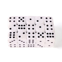 Cubes acryliques de couleur unie aux coins arrondis, grands dés D6 de 30 mm pour jeux de société