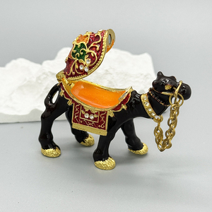 Vente en gros de métal Arabie Saoudite Émirats Arabes Unis Qatar Oman Souvenir touristique or 3D coloré chameau dromadaire Camelus dromedarius cadeaux souvenirs - Product Image 3