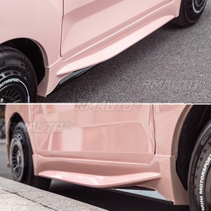 Kit carrosserie et accessoires pour Wuling Hongguang MINIEV 2020-2021 : Lame de pare-chocs avant, jupes latérales, spoiler et séparateur de pare-chocs arrière - Product Image 2