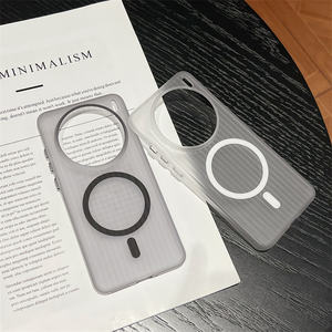 Coque de téléphone transparente anti-chute magnétique effet peau pour Oppo Find X9/X9pro/X8/X8 Ultra/<span class=keywords><strong>X7</strong></span> Ultra/Reno 14 13 Pro, coque ondulée - Product Image 1