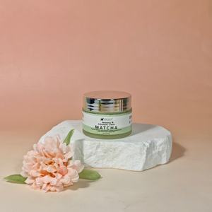 Ensemble de soins de la peau de marque privée Crème hydratante pour le visage au thé vert matcha-Teint riche en antioxydants et radieux - Product Image 3