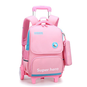 <span class=keywords><strong>Sac</strong></span> à <span class=keywords><strong>dos</strong></span> scolaire à roulettes tendance et mignon à motif de dessin animé <span class=keywords><strong>pour</strong></span> filles, idéal <span class=keywords><strong>pour</strong></span> les élèves du primaire - Product Image 2