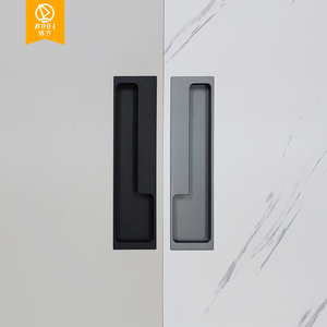 Modern Aluminum Kitchen Cabinet <strong>Knobs</strong> Handle Hidden Dresser Drawer <strong>Door</strong> <strong>Knobs</strong> for Wardrobe &amp; Hotel Furniture ZINC Accessories - Product Image 4