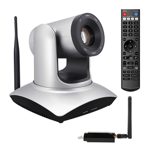 Caméra de Conférence PTZ Sans Fil 5.8G à Succès Commercial, Zoom Optique 10X, USB2.0, HD 1080P pour Églises, Télémedicine et Conférences en Direct - Product Image 6