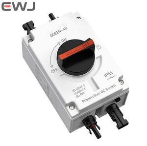 <span class=keywords><strong>4P</strong></span> 32A 1000V 1500V DC isolator chuyển đổi không thấm nước IP66 năng lượng mặt trời điện ngoài trời PV ngắt kết nối chuyển đổi Nhựa Cô lập chuyển đổi - Product Image 1