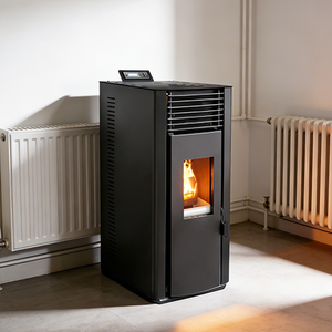 Stufa a Pellet Idro Smart da 30kW PG-300, Caldaia per Riscaldamento ad Acqua in Acciaio al Carbonio Rinforzato, Riscaldamento a Pavimento, Certificata CE RoHS - Product Image 2