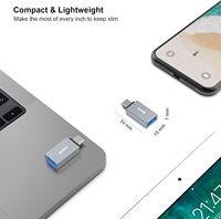 BENFEI Adaptateur USB C vers USB 3.0 3 Pack Adaptateur USB C vers A Mâle vers Femelle