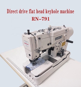 Machine à coudre industrielle à point noué à lit plat OREN RN-791 pour la confection de vêtements de nuit et de chemises - Product Image 2