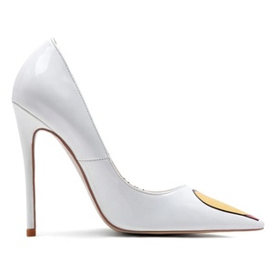 Fashion New Design Women High Thin Heel Dress Shoes Large Size 45 Basic Stiletto <b>Pumps</b> Funny Print Party Shoes - Product Image 4