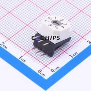 PER-08H Rotary Encoder Switch Through hole Component (THT) Switch 8 True Code - Product Image 1