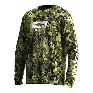 เสื้อยืดตกปลาลายพรางป่ามาฮีมาฮีน้ำหนักเบาป้องกันแสงแดด UPF50+ เสื้อเชิ้ตแขนยาวผู้ชายกันน้ำ - Product Image 6