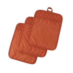Manoplas de Cocina de Algodón 100% Negro, Estilo Tradicional, con Bolsillo, Resistentes al Calor, Lavables a Máquina, para Uso en <span class=keywords><strong>Microondas</strong></span> y Parrilla - Product Image 4