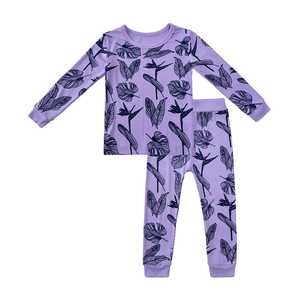 Vêtements pour nouveau-nés personnalisés, fille et garçon, pyjamas, soleil, fleur, papillon, lune, pieds, fermeture éclair sur le devant, pyjama pour bébé en bambou - Product Image 1