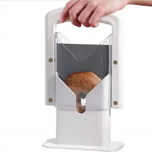 Home hamburger bread sliced on toast to save time and effort bagel Guillotine Slicer