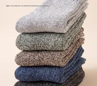 Chaussettes en laine mérinos pour homme, épaisses, chaudes et confortables, pour la randonnée, nouvelle collection 2024, dropshipping