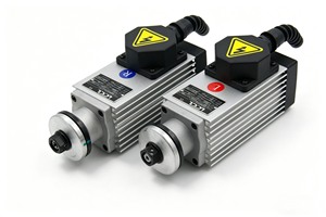 Motor de Husillo CNC de Precisión Refrigerado por Aire 370W, Husillo de Sellado Lateral Serie GDZ para Corte CNC (GDZ35X68-370W) - Product Image 2