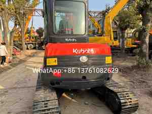 รถขุดไฮดรอลิกขนาดเล็กยี่ห้อญี่ปุ่น Kubota U55 ตรวจสอบและบำรุงรักษาอย่างครบถ้วน ชั่วโมงการทำงานต่ำ - Product Image 4