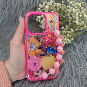 ปรับแต่งออกแบบโปร่งใสห่วงโซ่โทรศัพท์กรณีปกหลังสำหรับ Oppo Realme C35 A17 <span class=keywords><strong>Reno8z</strong></span> A57 A53 - Product Image 1