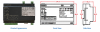 Monitor de Aislamiento DC Acrel AIM-D100-TS 150-1500V, Dispositivo de Monitoreo de Resistencia de Aislamiento RS485 para Sistemas DC Sin Conexión a Tierra