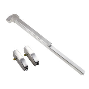 Porte de secours à <span class=keywords><strong>double</strong></span> battant à verrouillage à deux <span class=keywords><strong>points</strong></span> à <span class=keywords><strong>clé</strong></span> en acier inoxydable certifiée CE, <span class=keywords><strong>3</strong></span> heures, barre de panique à poussée tactile - Product Image 4