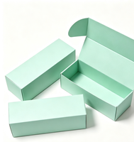 Boîte cadeau en papier kraft sur mesure avec plateau intérieur, emballage en carton écologique pour bougie et savon