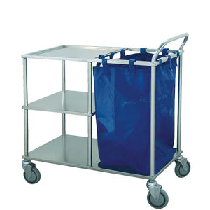 Bdt209 נייד נירוסטה נייד בית חולים כביסה מסחרית איסוף טרולי עם גלגלים - Product Image 1