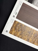 Catalogue d'échantillons pliables en mosaïque marbrée, échantillons de pierre de quartz et de carreaux de céramique avec impression artistique