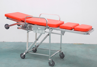 Matelas de brancard imperméable en PVC avec mousse haute densité pour le transport d'urgence en milieu hospitalier
