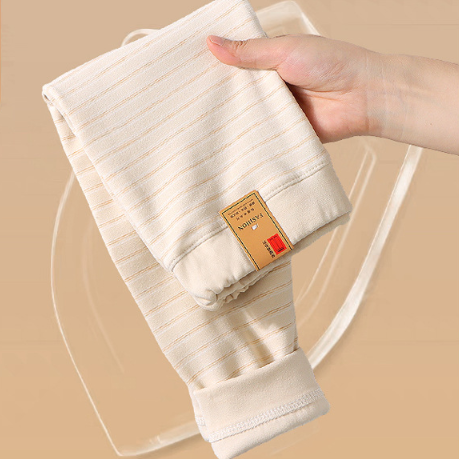 Warm pants-wool silk [beige]]