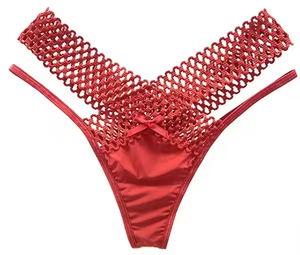 Nuovo arrivo mutandine Sexy da <span class=keywords><strong>donna</strong></span> traforate in seta di ghiaccio senza tracce di seta a vita bassa <span class=keywords><strong>perizoma</strong></span> da <span class=keywords><strong>donna</strong></span> <span class=keywords><strong>slip</strong></span> biancheria intima all'ingrosso - Product Image 6